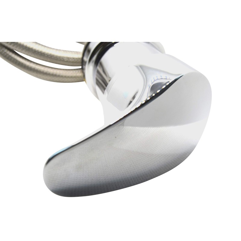 MISCELATORE LAVABO LAVANDINO UNIVERSALE COMPLETA DI 2 TUBI FLESSIBILE PER