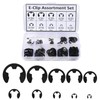 DIANN 120pcs E-Clip Assortment Kit E-Clip External Retaining Ring Assortment