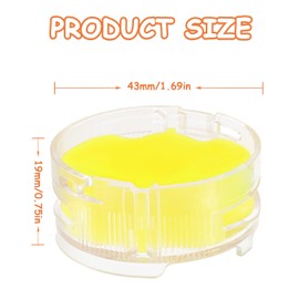 JAMHER 4Pack Odor Neutralizer Replacement Cartridge fit for Shark AZ3000 AZ3002 HZ3000 IZ862H IZ562H ZD550 ZU102 LA702 Odor Elimination Replacement 1541FC3000(Orange)