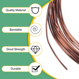 M METERXITY 3-Rolls 1mm Bonsai Training Wire, 49.2 Feet Total Anodized Aluminum Bonsai Wires for Bonsai Tree Shaping/Branches Fixing/Trunk Holding/DIY Crafting [16.4ft Each, 3 Colors]