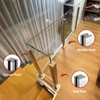 Glass Balustrade Post 37.4" End Post, 304 Stainless Steel Black