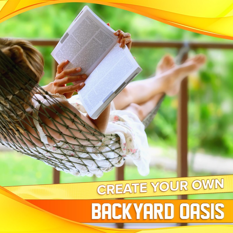 Mesh Hammock - Easy to Set Up Rope Hammocks for