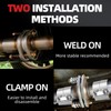 Exhaust Flange 3" Quick Exhaust Flex Spring Flanges with Bolts