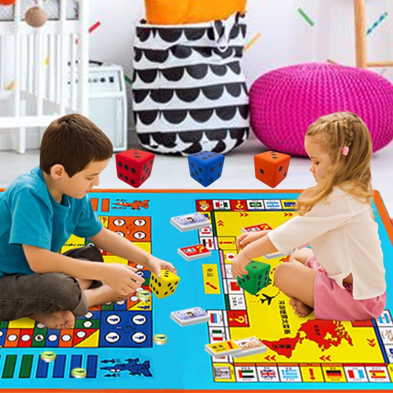 funnysquee 3.1 Inches Foam Dice Toy: A Fun-Filled, Kawaii Dices
