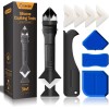 Saker Silicone Caulking Tools-3 in 1 Sealant Finishing Tool Grout