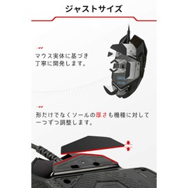 Hotline Games Replacement Mouse Sole Mouse Feet [Replacement 0.6mm/Anti-Slip] for Endgame Gear XM1 Mouse Gaming Mouse Sole