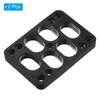 PATIKIL 3/8" Skateboard Riser Pads 2 Pack PU 3x2" Skateboard