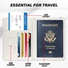 GABraden Cute Passport Holder and Holder Combo Passport Cover with