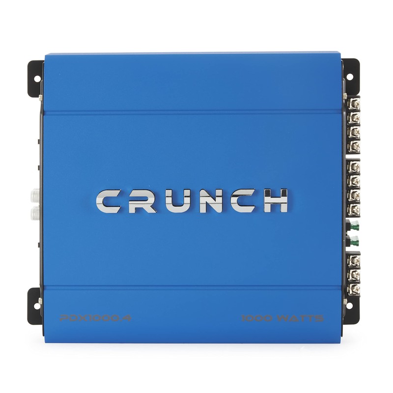 Crunch PowerDriveX 1000 Watt 4 Channel Blue A/B Car Stereo