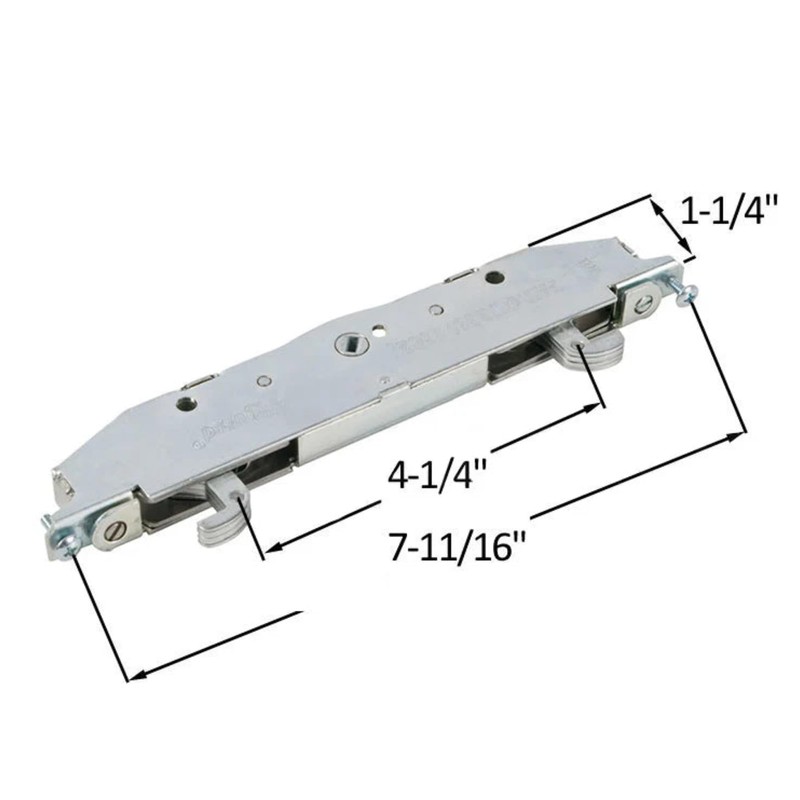 Vanguard Sliding Patio Door Two Point Mortise Security Lock with