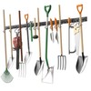 TORACK Plastic Wall Mounted Mop and Broom Holder, Garden Tools