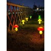 Solar Mushroom String Light Outdoor Garden Decoration Lights LED Mushroom
