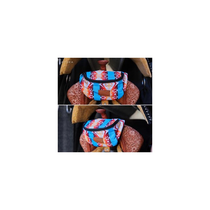 SADDLE SACK PRO- Saddle Accessories - Color: Bright Serape