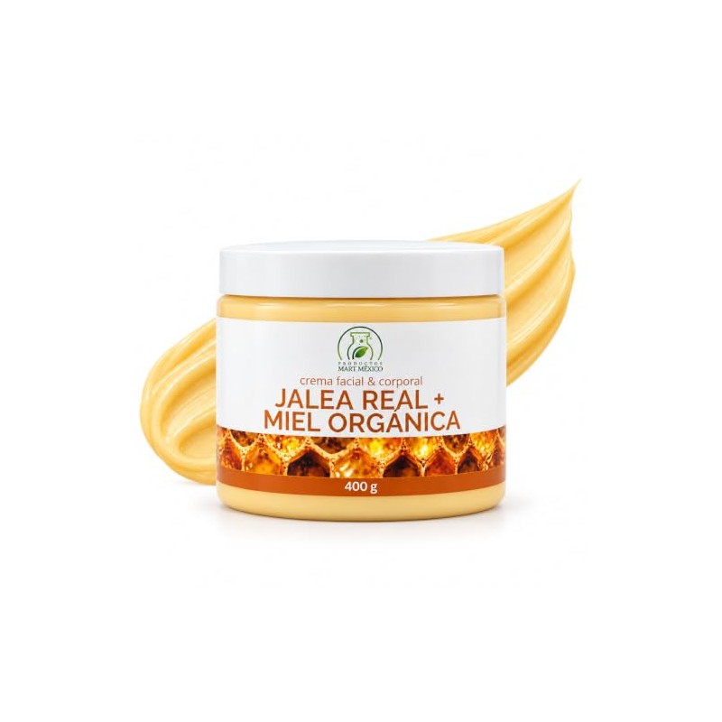 Crema Corporal Facial Miel Jalea Real Piel Nutrida 400 Gramos