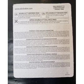 EBC Brake Pads (FA296HH)