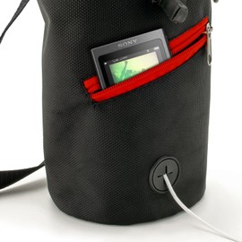 CampTeck Drawstring Chalk Bag for Rock Climbing, Bouldering, Gymnastics, Weightlifting & much more – Black