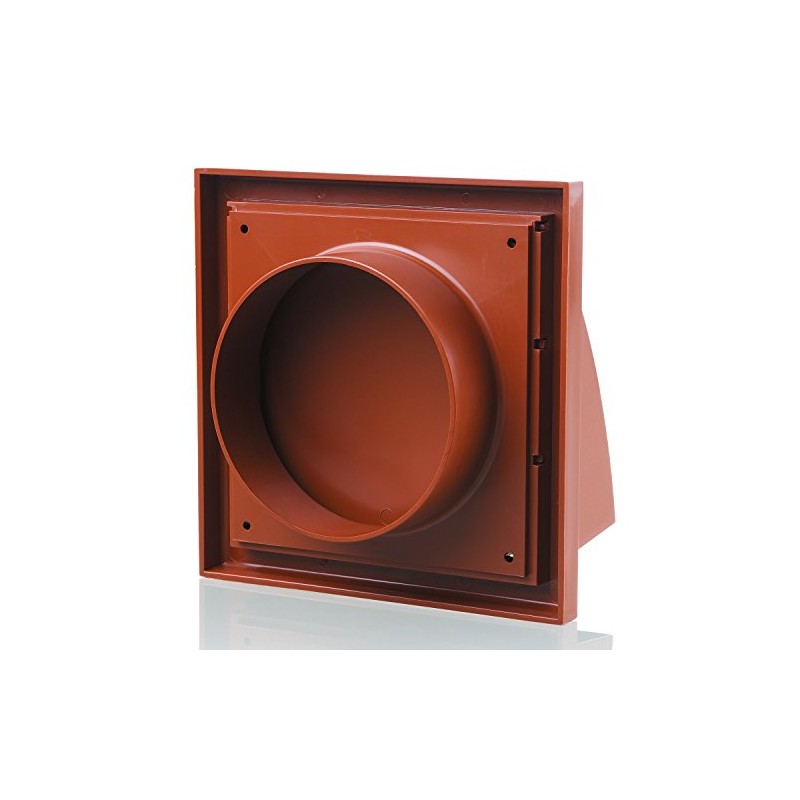 Blauberg Fans DECOR155X155/100HKTERRACOTTA Decor Terracotta Plastic Cowled Hooded Air Ventilation