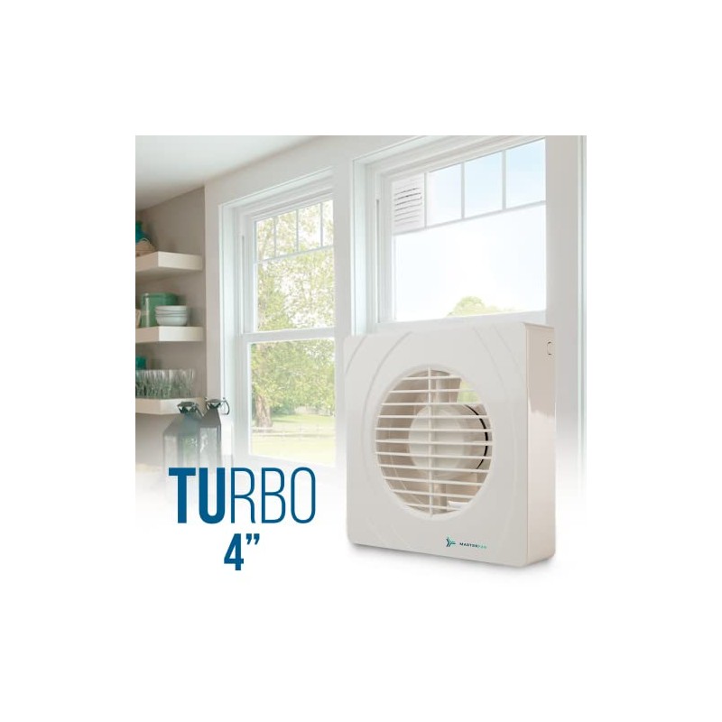Masterfan Extractor de Aire Turbo color Blanco (4")