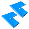 2pcs Water Bags for Pool Cover Inground, Leakproof Corner Water