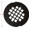 4-1/4" Snap-in Shower Drain Cover 304 Stainless Steel Round Replacement