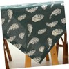 CIYODO Pattern Table Cloth Gold Stamping Cotton Linen Tablecloth for