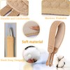 Back Scrubber for Shower Body Scrubber Back Brush with Loofa