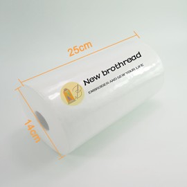 New brothread Cut Away Machine Embroidery Stabilizer Backing 10" x50 Yd (25cmx46M) roll - Medium Weight 70gm (2.5oz) - Cut into Variable Sizes - for Machine Embroidery and Hand Sewing
