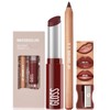 Wugbc 2 Pcs Lipstick and Lip Liner Set Hydrating Lip