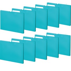 Kokuyo File Individual Folders NEOS A4 10 Pieces, turques blue