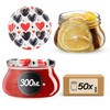 KADAX Jam Jars 300ml with fi82mm Screw Lids Small Mason
