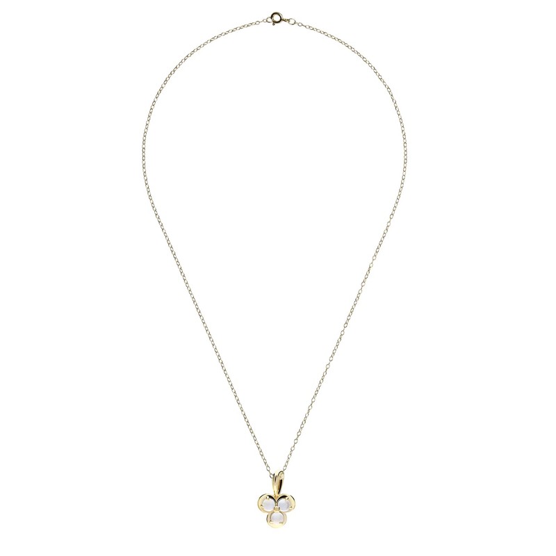 Ivy Gems 9ct Yellow Gold Three Stone Moonstone June Birthstone