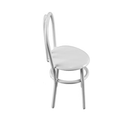 zalati 1:12 Scale Dollhouse Miniature Furniture Accessories Small Iron Chair Set Exquisite Realism And Multifunctional Use