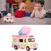 1:36 Magnetic Induction Alloy Die Cast Food Truck Kid Light