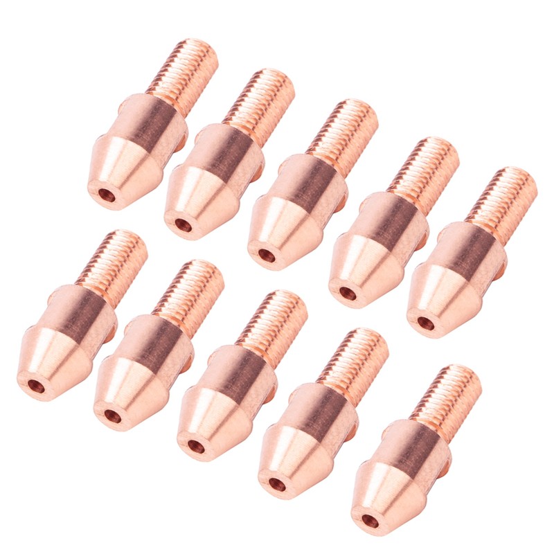 10Pcs Welding Contact Tip Submerged Copper Arc Nozzle Accessory M12