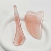 Lifting Heart Gua Sha Acupressure Stick Facial Acupressure Massager set pink 2ea