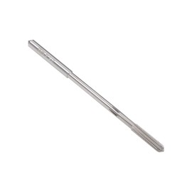 sourcing map 4.5mm Chucking Reamer, HSS Cobalt M35 Lathe Machine Reamer D4 6 Straight Flutes, Round Shank Milling Cutting Tool, for Stainless Steel Alloy Copper Metal