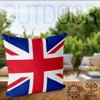 VOID England Great Britain Polyester Cushion Cover Flag Fan Cushion