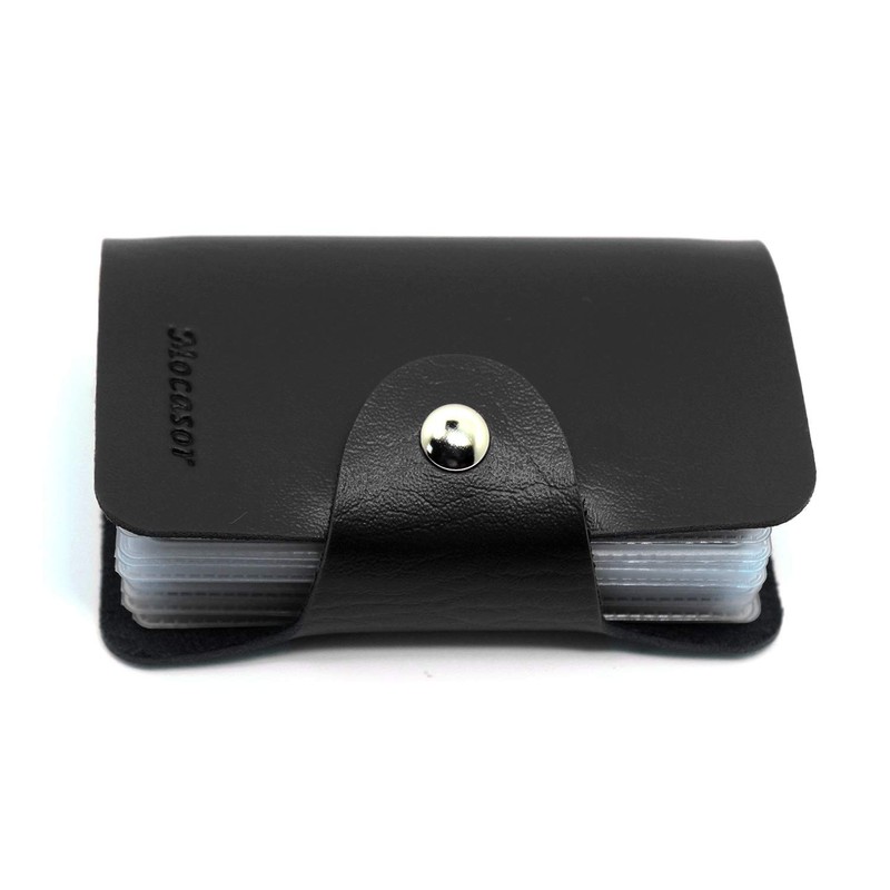 Mocasor Soft Leather Credit Card Holder for Men & Women