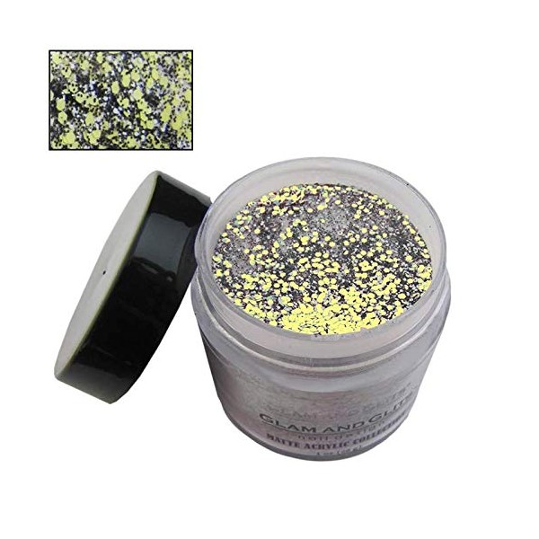 Poudre Glam and Glits Matte Acrylic MAC608 Lemon Twist