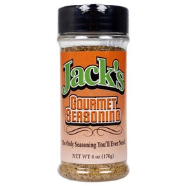 Jack's Gourmet Seasoning Special Blend Spices for Steak Seafood Pork Hamburgers All Purpose 6 oz Bottle