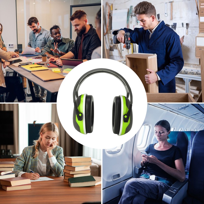 Noise Reduction Safety Ear Muff Foldable Noise Cancelling Earmuff for