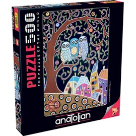 Anatolian Puzzle - Three Owls, 500 Piece Jigsaw Puzzle, #3605