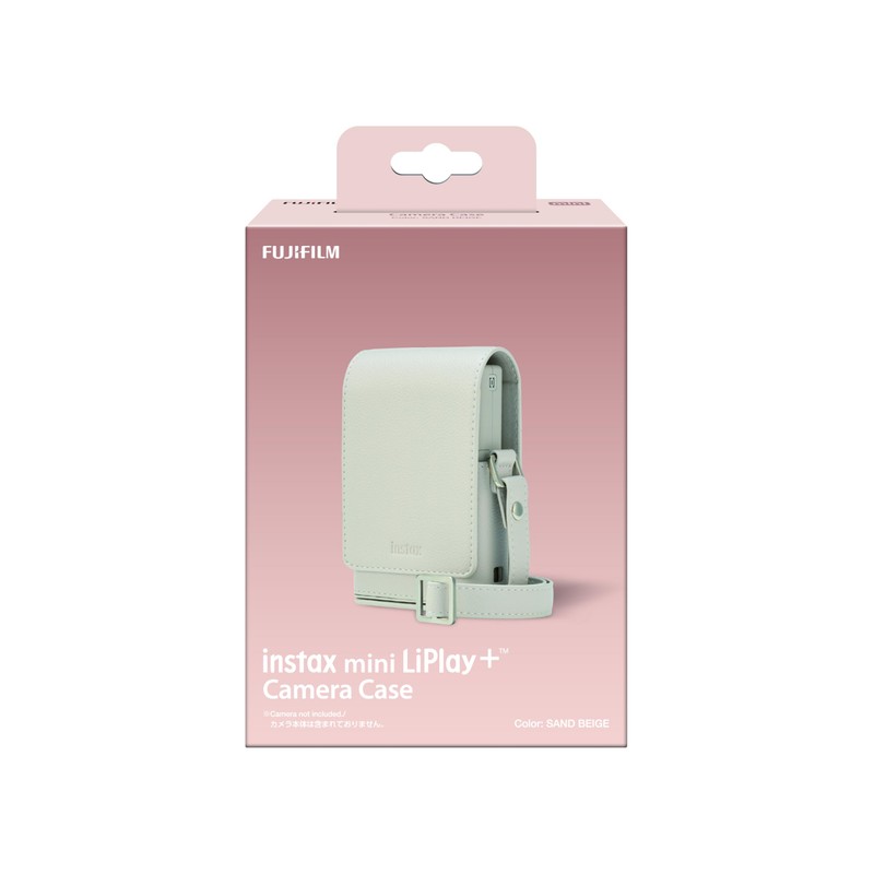 instax mini LiPlay+ camera case, Sand Beige