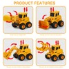 KBIBCK Construction Vehicles Toy, Pack of 4 Sand Toy, Digger