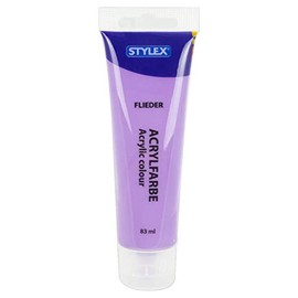 Stylex 28638 – acrylic paint, water-based, 83 ml tube in gold, matt, high coverage and colour, fade-resistant, quick drying and waterproof