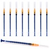 100pack 1ml Luer Lock Lab Syringe with 25 Guage 1