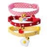 Set 3 Collares P/gato, Cascabel Y Dije Acero Estilo Japones