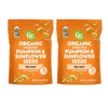 2 Pack Go Raw Organic Sprouted Pumpkin & Sunflower Seeds,
