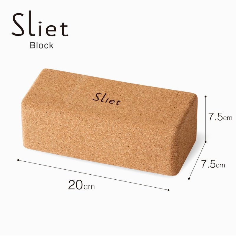 Alphax Yoga Block Cork Sliet Block