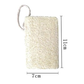 Bio-Luffa-Schwamm, Peeling-Luffa-Schwamm, Biologisch Abbaubar und kompostierbar,Naturschwamm, Loofah Schwamm, LuffSchwämme Perfekt für Körperpflege Küche Bad Scrubber und Luffa Seife,6PC